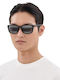 Maui Jim Unisex Γυαλιά Ηλίου με Λευκό Κοκκάλινο Σκελετό και Καφέ Φακό 599-001