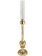 Marhome Candle Holder Metal in Gold Color 12x12x63cm 1pcs