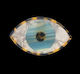 Azade Haarspangen Design Blaues Auge