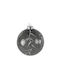 Ornament suspendat Glob De sticlă Gri 10buc
