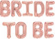 Μπαλόνι Foil Γράμματα "bride To Be" Rose Gold 40 Εκ