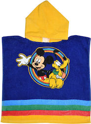 Stamion Παιδικο Ποντσο Mickey 50x100cm Κοκκινο Stamion Παιδικο Ποντσο Mickey 50x100cm Κοκκινο