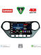 Lenovo Car Audio System for Hyundai i10 2014-2020 (Bluetooth/USB/AUX/WiFi/GPS/Apple-Carplay/Android-Auto) with Touch Screen 9"