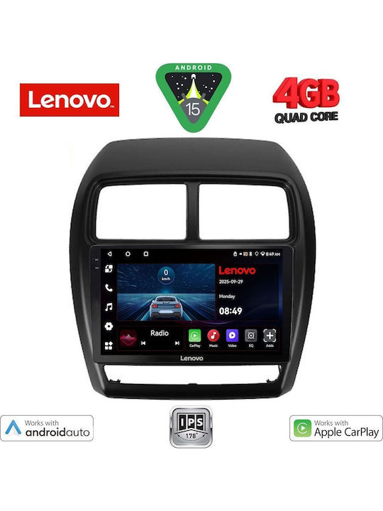 Lenovo Car Audio System for Mitsubishi Asx 2020 (Bluetooth/USB/AUX/WiFi/GPS/Apple-Carplay/Android-Auto) with Touch Screen 9"