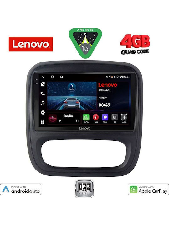 Lenovo Автомобилна Аудио Система (Блутут/USB/AUX/WiFi/GPS/Apple-Carplay/Android-Auto) с Тъчскрийн 9"