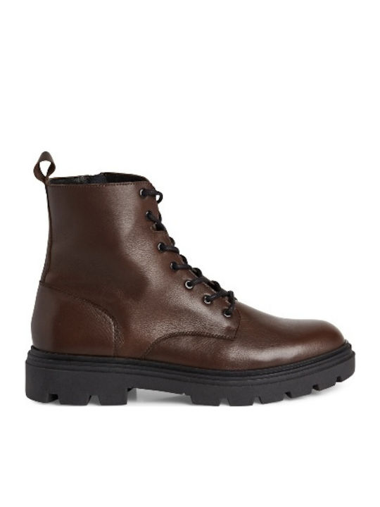 Leather Brown Men's Boots