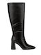 Patent Leather Women's Boots Black
