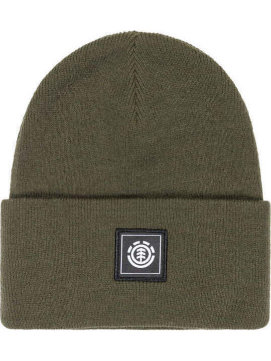 Beanie Unisex Σκούφος Πλεκτός σε Χακί χρώμα