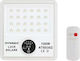 Waterproof Solar LED Floodlight 100W with Remote Control IP65