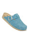 Anatomical Woolen Women's Slippers Light Blue