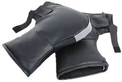 Waterproof Handlebar Gloves Motorcycle Scooter Bicycle Unisex Lined Reflective Strips Fixato