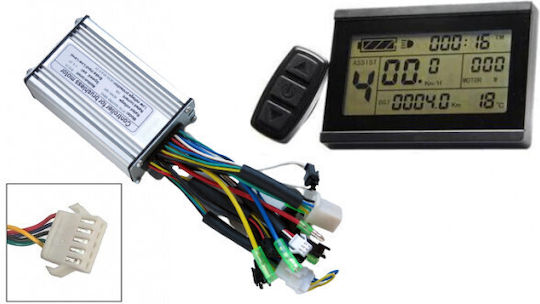 Electric Bike Display + Controller Kt Lcd3 36v 48v 500w