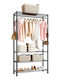 Vevor Floor Garment Rack made of Metal Gray 76.2x35.6x194cm