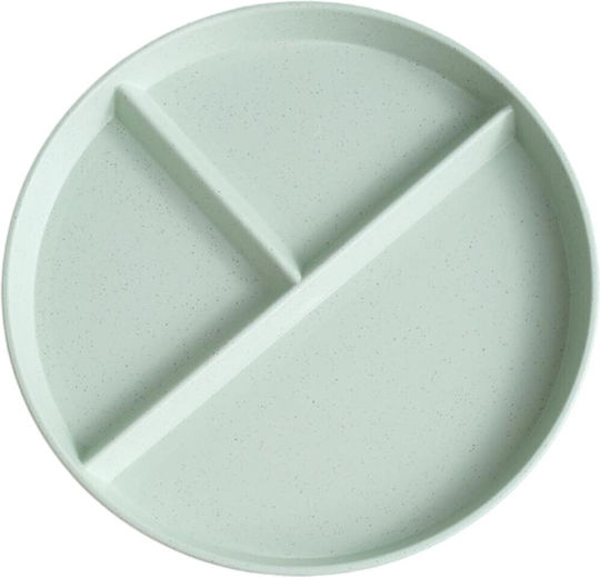 Queen Mother Baby Food Plate Green