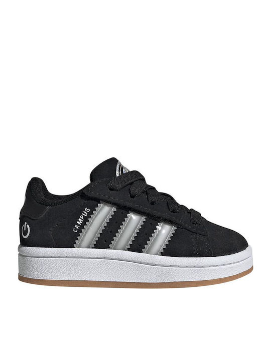 adidas gazelle silver green womens KIDS ADIDAS CAMPUS 00S COMFORT CLOSURE ELASTIC LACE (CORE BLACK/CLOUD  WHITE) main image 0