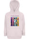 Kids Sweatshirt with Hood Pink