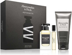 Abercrombie & Fitch Authentic Ανδρικό Σετ με Eau de Toilette Abercrombie & Fitch Authentic Ανδρικό Σετ με Eau de Toilette