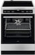 AEG CCB6648BBM Herd 73Es mit Keramikkochfeldern B59.6cm. Inox