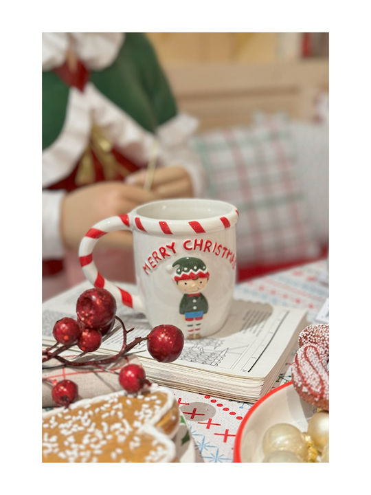 Kaemingk Weihnachtliche Becher Rot Weihnachtlich Becher Rot L10xB8.5xD8.5cm.