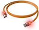 Easylan S/FTP Cat.6a (Gigabit) Καλώδιο Δικτύου Ethernet 3m Πορτοκαλί