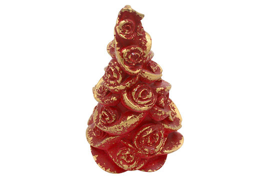 Decorațiune de Crăciun Ceramic Braduleț 12cm. Roșu