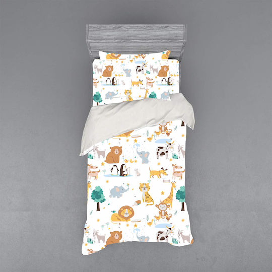 Silver Astron Kids Sheets Set Single White 170x260cm Silver Astron Kids Sheets Set Single White 170x260cm