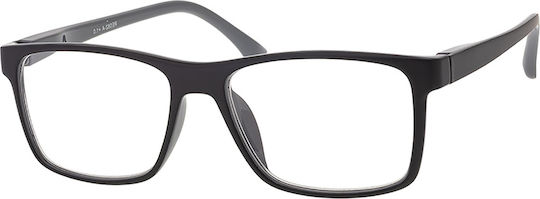 Brilo Lesebrille +1.00 in Schwarz Farbe BR082BLGR1.00