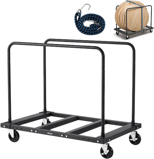 Vevor Transport Trolley for Weight Load up to 816kg Black