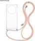 Θήκη Σιλικόνης Κορδόνι Sonique Armor Clear Oppo...