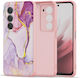 Tech-Protect Icon Marble Back Cover Σιλικόνης Ροζ (Xiaomi Redmi 15 4G / 5G)