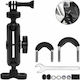 Action Camera Support Base GoPro Motorcycle Handlebar 360° 17.5cm Mdl3519 Motowolf