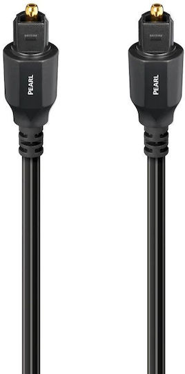 Audioquest Pearl Optical Audio Cable TOS male - TOS male Μαύρο 1.5m (CABPC249)