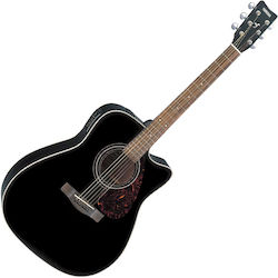 Yamaha Semi-acustic Chitară Fx-370c Negru