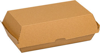 THalassinos Disposable Food Box Kraft 21x12x8cm 50pcs