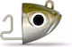 Fiiish Black Minnow Jigheads No2.5 Bm3048 Shore 8g Khaki 2 Units