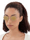 Maui Jim Women's Sunglasses with White Plastic Frame and Brown Lens 691-003