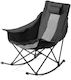 Vevor Chair Beach Black 103x92x95cm