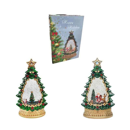 Weihnachts Schneekugel Dekoratives Beleuchtetes Ampel Batterien (Verschiedene Designs)