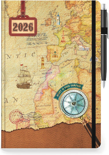 Innostat Palmare Tägliche Tagesordnung B6 2026 12x17cm