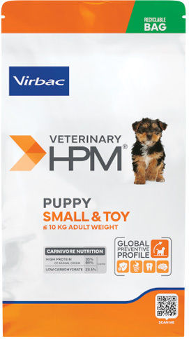Virbac Puppy Small & Toy 3kg Ξηρά Τροφή χωρίς Σιτηρά για Κουτάβια Μικρόσωμων Φυλών