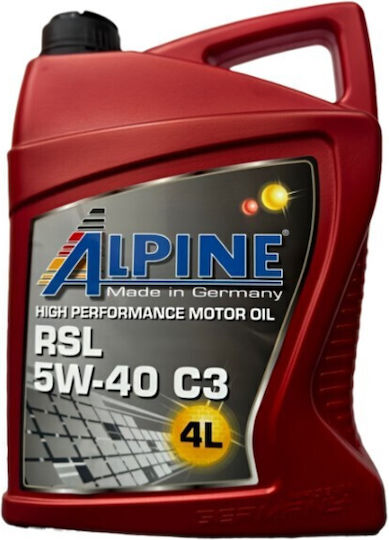 Alpine RSL Συνθετικό Λάδι Αυτοκινήτου 5W-40 4lt
