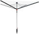 Vileda Sunrise Stainless Steel Floor Clothes Drying Rack with Hanging Length 50m