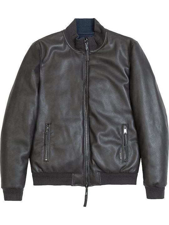 Μπουφάν Bomber Διπλής Όψης Dark Grey