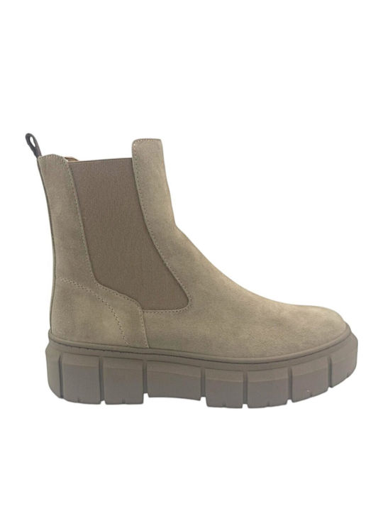 Ragazza Leather Women's Chelsea Boots Cigar