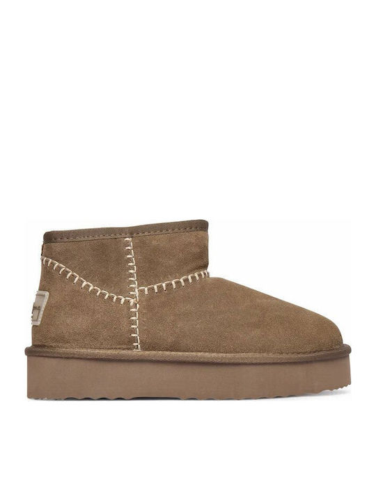 Pepe Jeans Dissy Dissy Γυναικεία Μποτάκια Γκρι