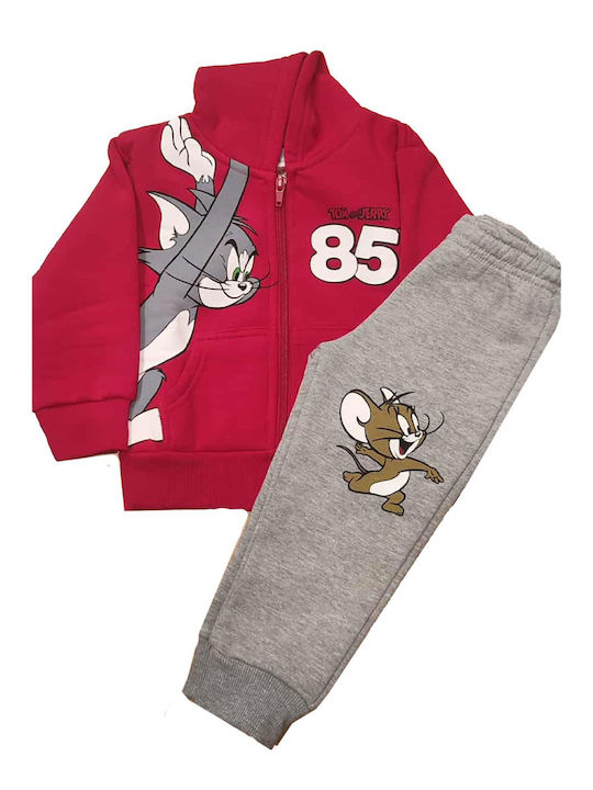 Action Sportswear Kids Sweatpants Set Red