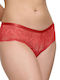 Women's Slip with Lace Red Coral