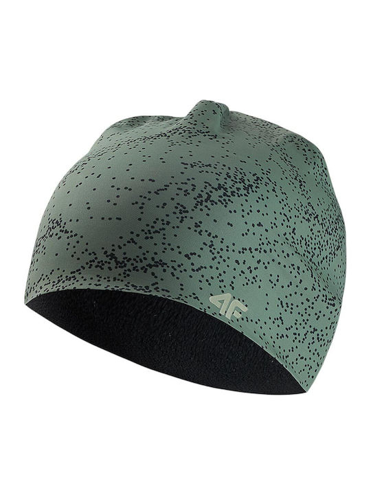 Functional Beanie Ανδρικός Σκούφος Πλεκτός σε Χακί χρώμα
