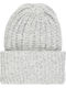 Beanie Unisex Beanie Gestrickt in Gray Farbe