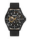 Timberland Women's Watch with Black Leather Strap